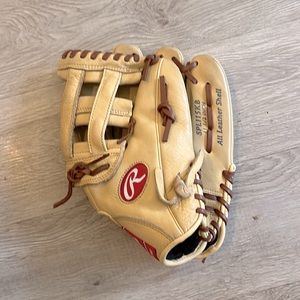 Rawlings Youth Baseball Glove 11 1/2in All Leather Shell
